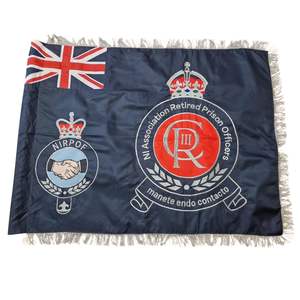 Drapeau de la loge 16TH BTN. ROYAL IRISH RIFLES PIONEERS) 11914 PIONEER BTN. Bannières brodées EGYPT INDIA BOURBON CarGOOD - Product Image 2