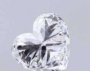 Diamant en forme de cœur exclusif, 0,67 carat, couleur D, pureté VVS2, excellente qualité de polissage, pierre précieuse cultivée en laboratoire pour bijoux fins - Product Image 2