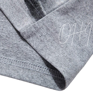 Camiseta Deportiva Gris Premium Personalizada, Corte Holgado, 100% Algodón, Transpirable, Ecológica, de Secado Rápido, con Logotipo Personalizable, Marca Privada - Product Image 5