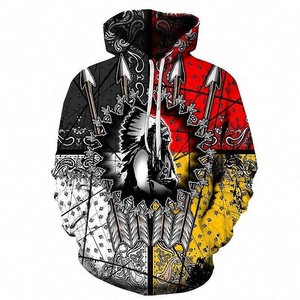 Haute qualité personnalisable hommes 100% coton hiver pull à capuche doublé motif 3D écologique OEM/bricolage vêtements personnalisables - Product Image 3