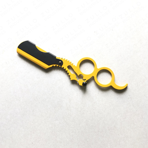 Rasoir professionnel en acier inoxydable pour la coupe des cheveux, outil pliable pour la mise en forme des cheveux, logo personnalisé, OEM, marque privée - Product Image 5