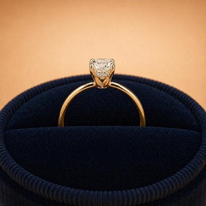Anillo de Compromiso con Diamante de Corte Ovalado Certificado por IGI de Afar Jewels, Oro de 14K, Joyería Solitaria para Aniversario de Bodas para Mujer - Product Image 2
