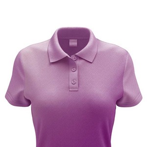 Polo pour femmes grande taille en coton à manches courtes, OEM personnalisé, toutes tailles, vente en gros - Product Image 3