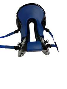 Sillín de Montar Profesional Ligero de Nailon y Cuero para Interiores, Asiento Ergonómico Acolchado, Correas de Sujeción Seguras, 16 Pulgadas, 5-10 - Product Image 2