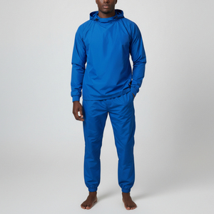 Traje de Sauna para Adelgazar y Hacer Ejercicio, para Hombre, Personalizable, de Fibra de Poliéster, Pantalones de Gimnasio para Uso Doméstico, con Servicio OEM - Product Image 1