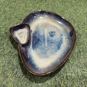 Tazón de Cerámica para Servir, Diseño Impreso, Hecho a Mano, Apto para Lavavajillas, Ecológico, Decoración para el Hogar y Fiestas, TIME 2 DECOR - Product Image 1