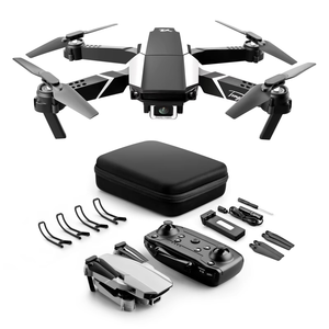 S62 Remote Control Folding <b>Drone</b> Quadcopter <b>Drone</b> <b>4K</b> HD Photo Dual <b>Camera</b> Beginner Plastic Toy Height Turn 150m Transmission UAV - Product Image 3