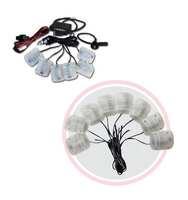Nuevo Sistema de Masaje Universal para Asientos de Auto AKEE, 1 Juego de Motores Vibratorios Integrados, Sistema Eléctrico DC12V/24V, Control Remoto Ergonómico