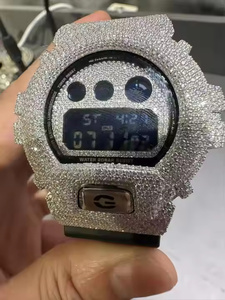 Reloj de Lujo para Hombre Crystal Storm con Cuarzo, Moissanita y Diamantes, Estilo Hip Hop, Hiperbrillante - Product Image 4