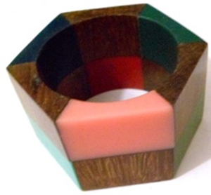 Anillo para Servilletas de Resina Epoxi y Madera, Juego de 4 Piezas Premium, Decoración para Mesa de Comedor, Anillo para Servilletas de Resina y Madera - Product Image 3