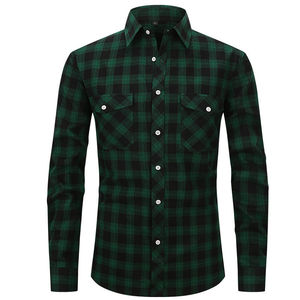 Camisa de Franela Teñida con Hilo Personalizada de Primera Calidad para Hombre, Ligera, 100% Algodón, Camisas Formales y Casuales Hechas en Pakistán - Product Image 3