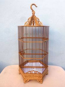 Jaula para Pájaros Decorativa de Metal Estilo Moderno Homesake, Jaula Clásica para Pájaros, Jaula Antigua para Pájaros - Product Image 6