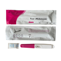 Bandelettes de test de grossesse urinaire de qualité supérieure, sensibilité 25 mUI hCG pour une détection précoce