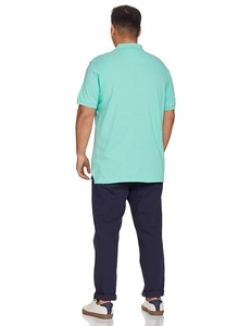 Polo pour homme personnalisable en coton et polyester, col montant, avec logo brodé – Grande Vente - Product Image 1
