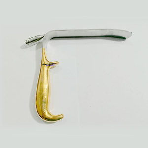 Gold Handle Ferreira Breast Augmentation Retractor Fiber <b>Optic</b> Surgical <b>Instruments</b> With Suction Tube - Product Image 6