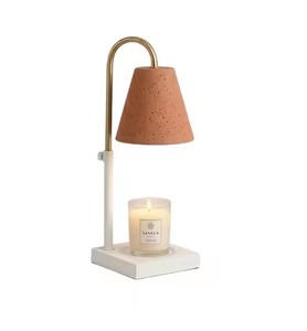 Lampe chauffe-bougie en métal avec minuterie et variateur d'intensité, 2 ampoules, pour anniversaire, ouverture de maison, décoration de maison neuve - Product Image 6