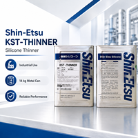 Diluant époxy silicone Shin-Etsu KST-THINNER 14kg, diluant transparent pour solvant, revêtement adhésif en caoutchouc silicone RTV, travail du bois