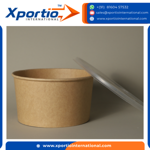Tazón para ensalada con tapa de papel kraft con doble revestimiento de polipropileno, impreso con Pantone personalizado, en oferta, de 500/750/1000 ml (16/24/32 oz) para helado - Product Image 5