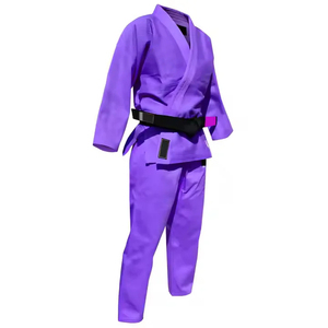 High Quality Polyester/Cotton Breathable Quick Dry 280g Durable Customizable Front Judo Uniform Set Custom Colors Unisex Adult - Product Image 2