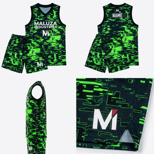 Conjunto de uniforme de baloncesto profesional, camiseta y pantalones cortos personalizados para equipo, ropa deportiva sublimada para streetball, MALUZA INDUSTRIES - Product Image 6