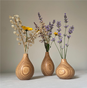 Vase à fleurs en bois rustique, vente chaude, vase à fleurs en bois massif naturel, fait main, personnalisé, en solde - Product Image 6