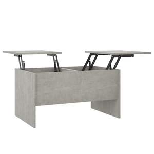 Table basse en bois d'ingénierie gris béton 31.5 po x 19.7 po x 16.7 po - Product Image 2