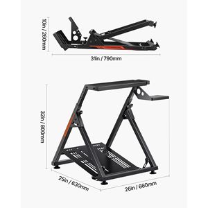 Soporte de Volante de Carreras Plegable y Ajustable para Logitech G923 G920 G29 G27 Thrustmaster T300RS TX F458 T500RS Simulador Pedal One - Product Image 4