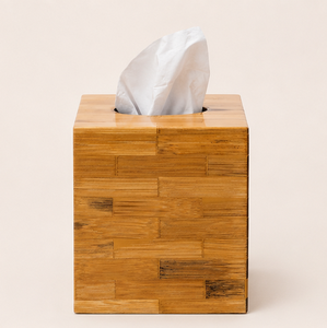 Eco-Friendly Square Tissue Box Cover Modern Minimalist Wooden Napkin Holder For Home Office And Luxury Hotel Bathroom Decor - Product Image 3