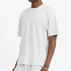Camiseta Ringer de Corte Cuadrado para Hombre, 100% Algodón, Manga Corta, con Estampado, Lavado Ácido y Acabado Térmico con Efecto Desgastado por el Sol - Product Image 5