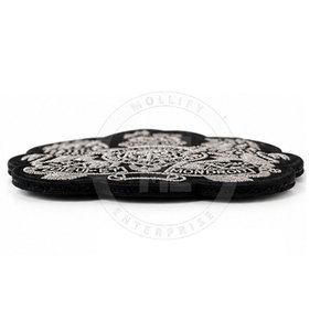 Personalized Luxury High Quality <b>Sew</b> <b>on</b> Patches Hand Embroidered Crest <b>Badges</b> OEM Service for Jackets Bags Hats and Clothing - Product Image 3