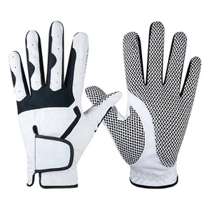 Gants de golf noirs en microfibre à doigts entiers, unisexes, antidérapants, à enfiler, pour les sports de plein air, l'entraînement, l'exercice et la protection des mains - Product Image 2
