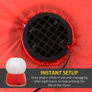 Decorazione natalizia gonfiabile a sfera di cristallo in PVC da 1,68 m con luci LED per feste in giardino interne/esterne - Product Image 6
