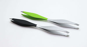 Kaamir Instruments Professional Luxury Lightweight Pointed Stainless Steel Precision Double Sided Cosmetic Tweezer Eyebrow <b>Tool</b> - Product Image 5