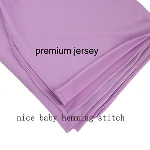 Dernier design de hijab en jersey liquide de qualité supérieure, uni, extensible, doux, long, pour femmes musulmanes, logo personnalisé, OEM, ODM, marque privée - Product Image 5