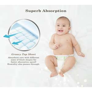 Kao pour Merries Japan Couches super absorbantes et respirantes Ruban adhésif écologique S 74 en vrac/vente en gros pour les nouveau-nés et les tout-petits - Product Image 4