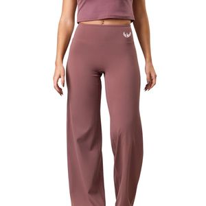 Women's <b>Brown</b> Lightweight Knitted High Rise Stretch Seamless Yoga Leggings Comfortable Fitness Activewear Gymwear - Product Image 3
