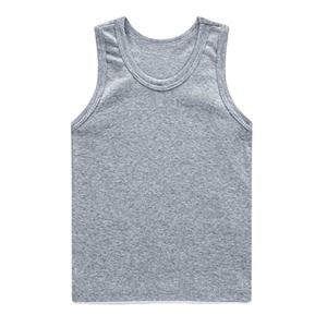 Cheap 100% <b>Combed</b> Cotton Knitted Casual Summer Sleeveless Tank Top for Training - Product Image 6