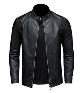 Veste d'hiver en cuir de mouton pour hommes Meilleure qualité Veste d'hiver en cuir pour hommes personnalisée - Product Image 1
