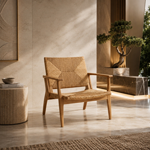 Sillón de Descanso de Cuerda de Teca Personalizado, Silla de Madera de Grado Comercial para Hotel, Villa, Resort, Compradores FCL, Fábrica en Indonesia - Product Image 6