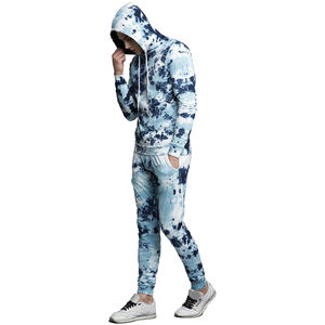 Conjunto Deportivo Ligero de Lujo con Estampado Tie-Dye, de Secado Rápido, con Logotipo Personalizado, Ropa Urbana para Hombre - Product Image 2
