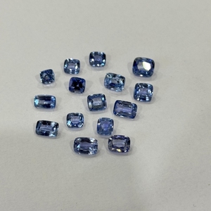 Saphir bleu naturel non chauffé, taille coussin, 1-2 carats, pierre précieuse en vrac, saphirs du Sri Lanka, non traités, qualité bijoux, vente en gros - Product Image 1