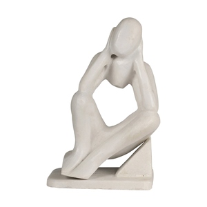 Modern Marble Figurative Sculpture Handmade Carved Artistic <b>Figure</b> Tabletop Decor Living Room Display - Product Image 4