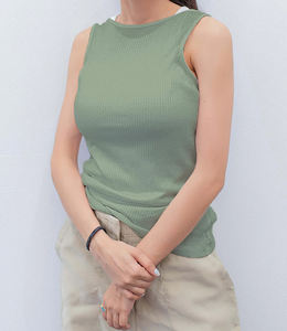 Camisetas Deportivas de Tirantes para Mujer, Personalizadas con Encaje, de Secado Rápido, de Spandex y Algodón, Ajustadas, para Correr, con Tela Oxford - Product Image 4