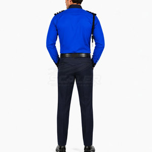 Uniforme de sécurité personnalisable avec plusieurs poches de rangement, détection d'aiguilles, fermeture à boutons sur le devant, tissu 100% polyester durable - Product Image 2