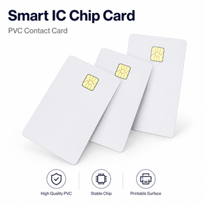 ราคาโรงงาน รับพิมพ์การ์ดสมาร์ทการ์ดเปล่าสีขาว <span class=keywords><strong>RFID</strong></span> แบบไร้สัมผัส ชิป IC SLE4442 4428 มาตรฐาน ISO7816 ทำจาก PVC - Product Image 2
