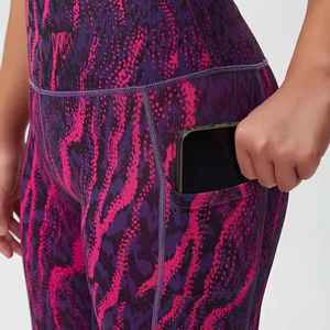 Custom Wholesale Solid <b>Colour</b> Sublimation Printed Womens Yoga <b>Set</b> Tummy Control Leggings And Fitness Bra - Product Image 3