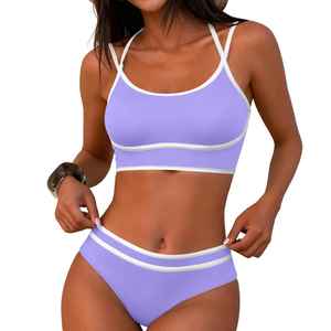 Conjunto de Bikini Personalizado para Mujer de Solid Traders, Material de Nailon y Algodón, Transpirable, de Secado Rápido, Ecológico, Diseño Sexy - Product Image 3