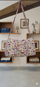 Bolsa de Viaje Deportiva de Lujo, Hecha a Mano, de Algodón Resistente y Ecológico, Multicolor, con Cierre de Cremallera y Gran Capacidad - Product Image 4