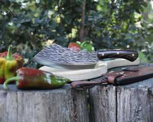 Couteau de chef de 8 pouces en acier inoxydable, couteau à trancher professionnel pour la cuisine, couteau tranchant pour couper la viande et les légumes - Product Image 5