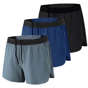 Shorts de course en tissu de qualité standard pour hommes, best-seller, anti-transpiration, infroissables, vente en gros, longueur au-dessus du genou - Product Image 6
